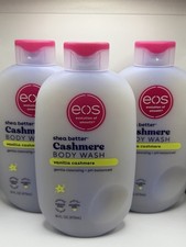 3 X EOS Shea Better Vanilla Cashmere Body Wash Hydrating Cream Gel 16 FL OZ
