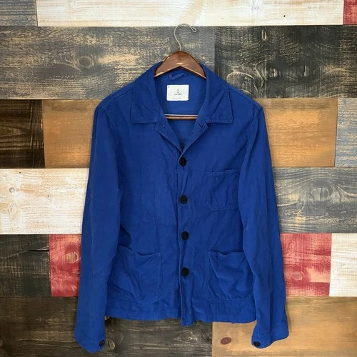 la paz NAVY baptista micro corduroy chore jacket M portugal - product listing photo
