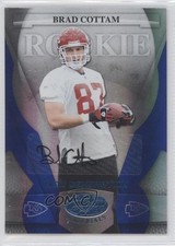 2008 Leaf Certified Materials Mirror Blue Signatures 65/100 Brad Cottam Auto 0m0