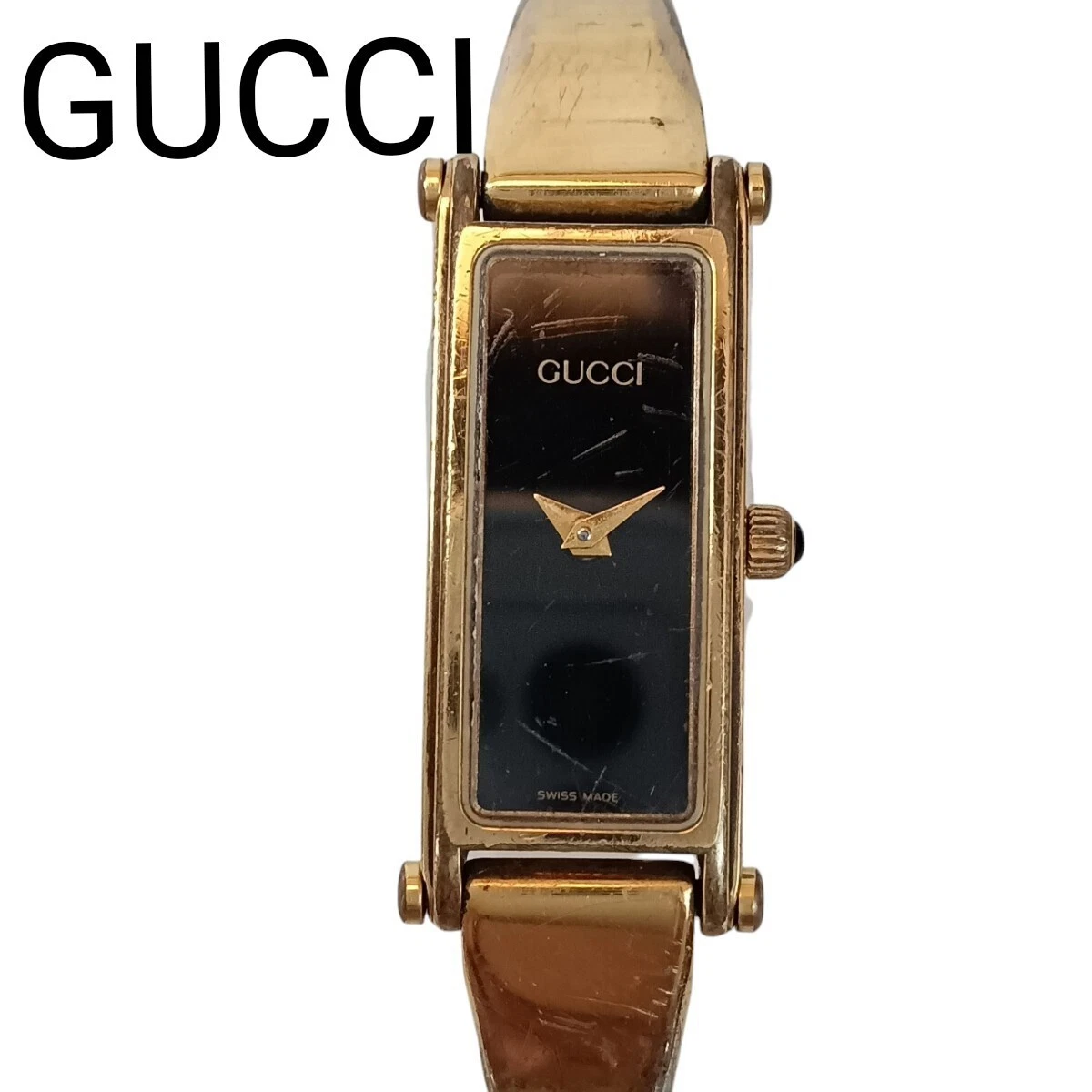 Gucci Women Gold Plated Band Wristwatches for sale - eBay