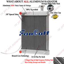 4 Row Radiator Fit Lincoln Welder Miscellaneous Ranger 305D/ 250D Vantage 300 US