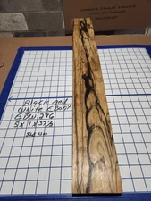 Black and White Ebony  Wood turning  blank  5 "x 1  "x   37 1/2  " EBW276