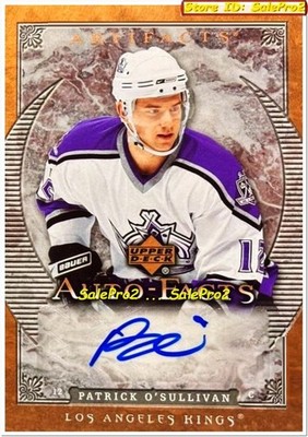 UD ARTIFACTS 2007 PATRICK O'SULLIVAN NHL LOS ANGELES KINGS MINT #AFPO AUTOGRAPH