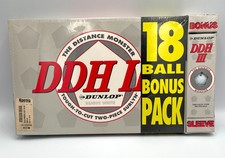 Vintage Dunlop DDH III Golf Balls 18 Ball Bonus Pack NEW SEALED