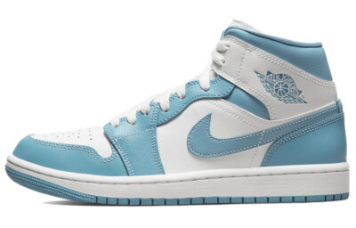 シューズ(男性用) Air Jordan 1 Mid University Blue Amazon.com | Jordan Mens Air 1 Mid University Blue Black