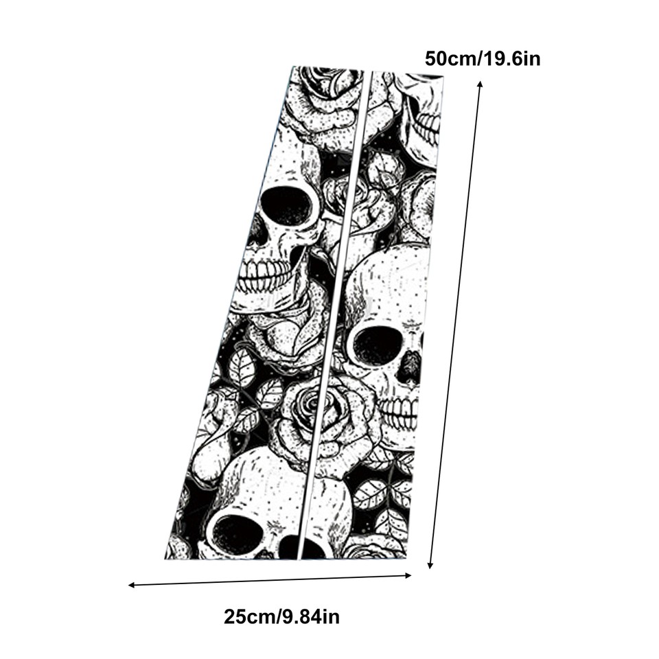 1 Pair Car Center Pillar Sticker Car Door Pillar Decal Skull Hollaween Sticker eBay