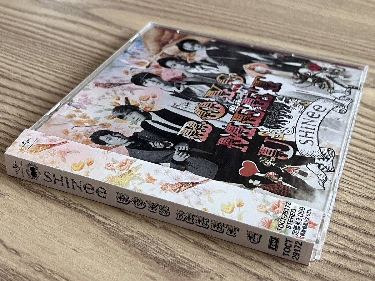 SHINee CD コレクション Shinee Boys Meet U Japan OBI CD + Card (EMI JAPAN 2013) K-Pop J