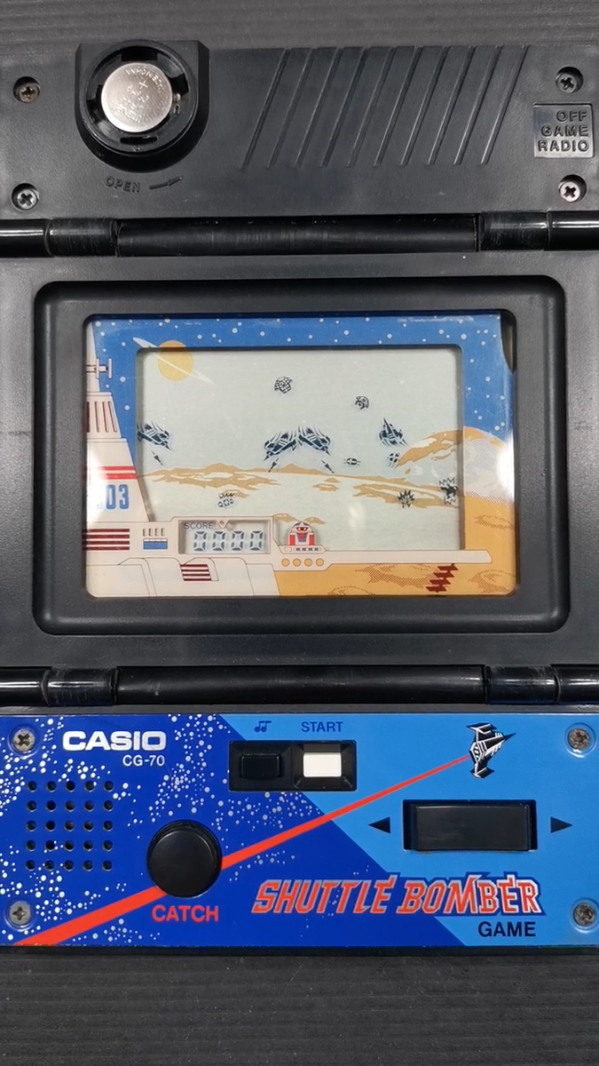 Casio 1983 CG-60 Shuttle Bomber Electronic Handheld Video