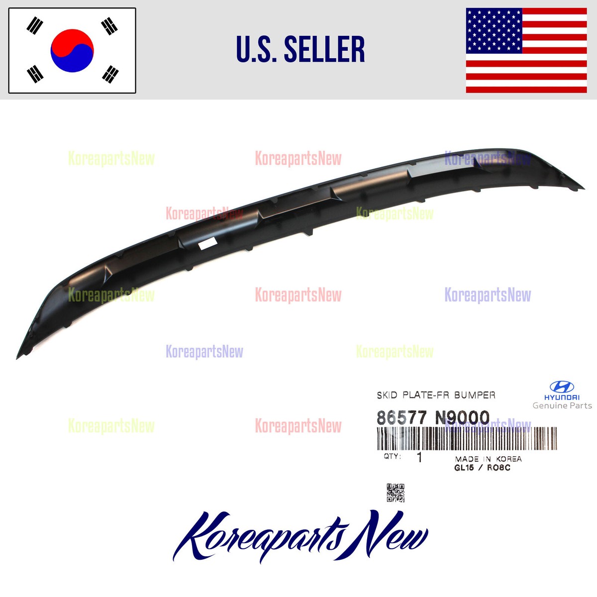 Skid Plate Front Bumper Lower 86577N9000 ⭐GENUINE⭐ Hyundai