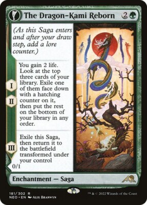 The Dragon-Kami Reborn - Kamigawa: Neon Dynasty - MTG Magic Pack fresh