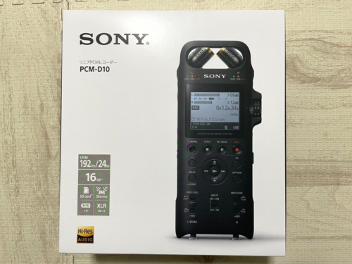 Sony PCM-D10 Linearer PCM-Recorder 16 GB High-Res Rec 192 KHz Japan PCMD10 Handheld - Bild 1 von 6