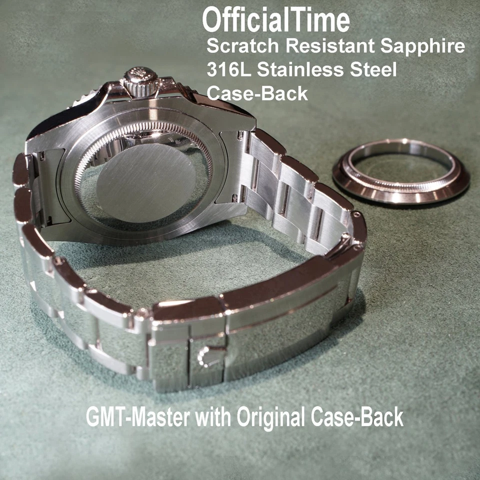 OfficialTime Transparent Case-Back for Rolex GMT-Master II #116710 & #126710 - Image 3 of 4