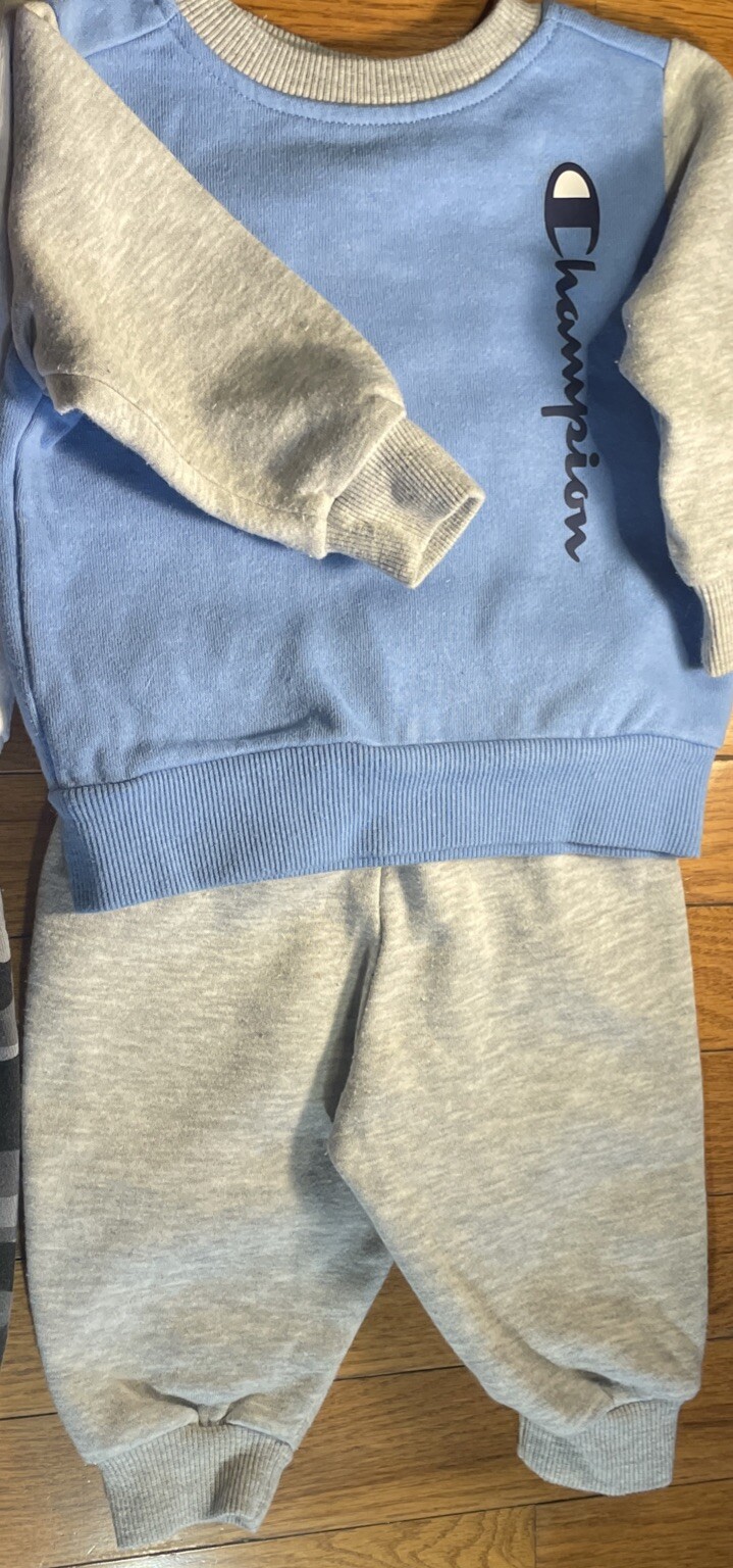 Baby Boy Champion Athletic Tops Bottoms size 6-9 Mth 4 Pieces Great Shape 6-9mth image 5