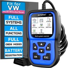 Automotive Obdii Diagnostic Tool Full System Obd2 Scanner Code Reader Fit For Vw Automotive Obdii Diagnostic Tool Full System Obd2 Scanner Code Reader Fit For Vw