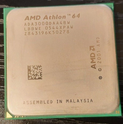 CPU AMD ATHLON 64 3000+ ADA3000DAA4BW 1.8GHz Socket 939