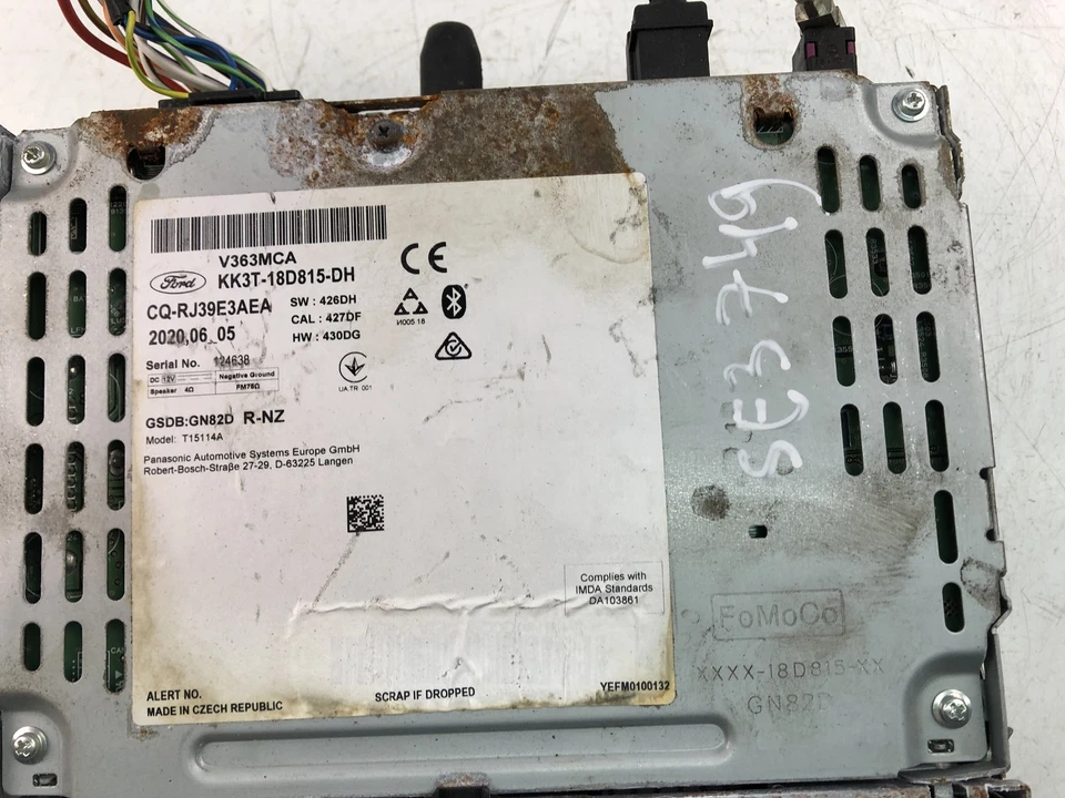 FORD TOURNEO CUSTOM Minibus / passenger Musik-Player ohne GPS 17368389 [NO CODE] - Bild 3 von 4