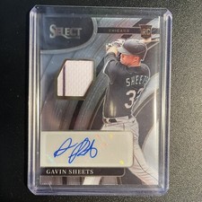 2022 Select GAVIN SHEETS #RJA-GS Rookie RC Patch Auto RPA /299 Chicago White Sox