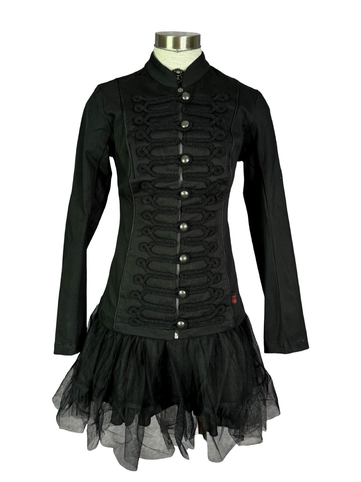 White Tripp Pants TRIPP NYC Gothic Punk Rocker Capri Pants - Striped Skate Biker Style, Juniors Sizes, Cotton Blend Alternative Fashion Shorts - Foto 9