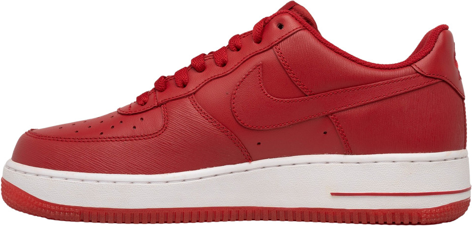 Sale Nike Red Suede Air Force Gum Bottom Nike Air Force Low First