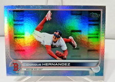 2022 Series 1 Base Rainbow Foil #90 Enrique Hernandez Boston Red Sox!