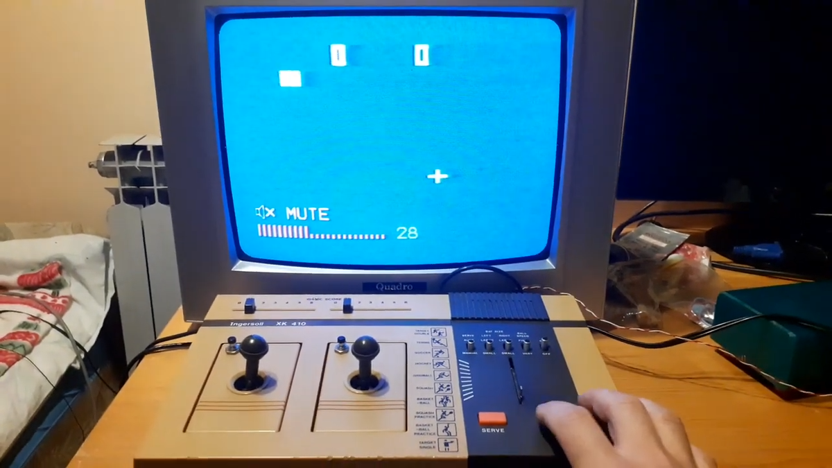 Polycon Ingersoll XK 410, vintage gaming console from eighties