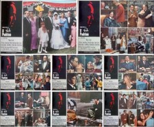 GODFATHER Part 1 Italian fotobusta movie posters x8 COPPOLA MARLON BRANDO 1972