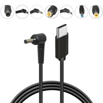 Universal Type C 1.5m Netzteil Adapterkabel Konverterkabel für Laptop Ladegerät