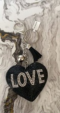Sparkling Rhinestone Key Chain/Ring Charm-Cute Gift Heart Shaped