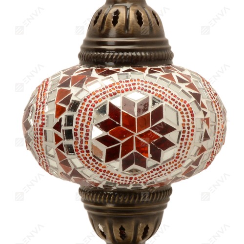 Handgefertigter türkischer marokkanischer Mosaik buntes Tisch Schreibtisch lampe - Bild 9 von 36
