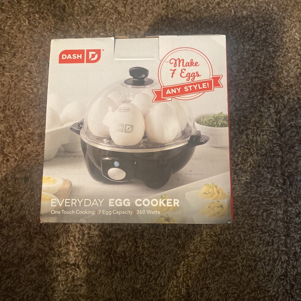Dash DEC005TB Electric Egg Cooker with Hard Boil Capacity