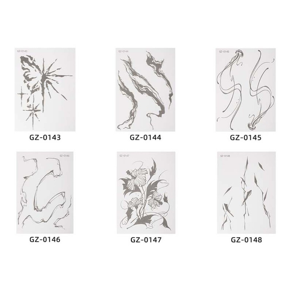 Neck Flower Tattoo Stickers Tattoo Stickers Temporary Tattoos Line Fake