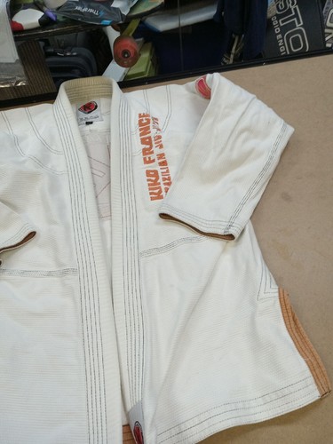 Kiko France Bjj / Judo Gi Top Size A1 PEARL WEAVE fits like small a2 - Picture 3 of 10