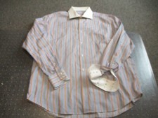 VERY NICE MENS ROBERT GRAHAM LONG SLEEVE FLIP CUFF BUTTON DOWN SHIRT SIZE XL