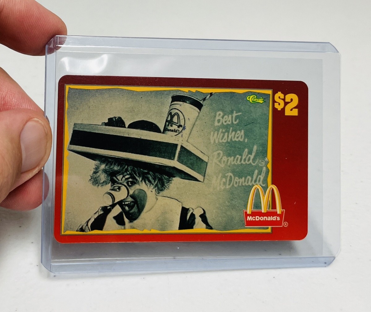McDonald's 1996 The Original Ronald McDonald Test /77 Phone Card