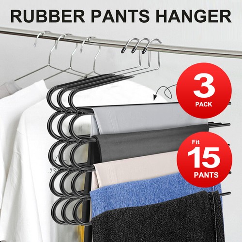Pants Skirt Space Saving Multilayer Storage Organizer Holder Hangers
