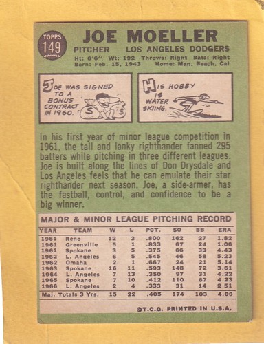 1967 Topps Baseball (#149-246) - Pick A Card, F-MT condition - Picture 2 of 162