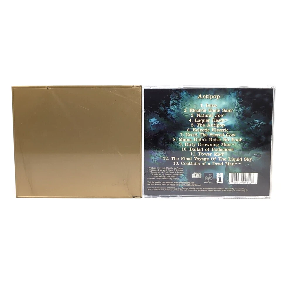 Primus Brown Album & Antipop CD Set - Alternative Rock Classics Foto 4 de 4