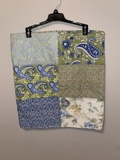 GREENLAND HOME FASHIONS Warm Paisley Dream Patchwork Cotton KING Shams Set Of 2