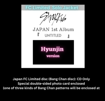 Stray kids Japan 1st Album 