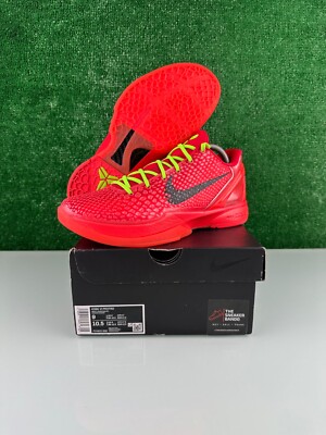 Size 9 - Nike Kobe 6 Protro Low Reverse Grinch