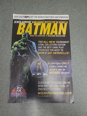 Batman DC Heroclix  Print Ad 2005 7x10 Wall Art Decor 