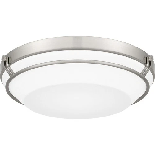 Brushed Nickel LED Flush Mount from the Dunbar Collection - Picture 4 of 5