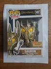 Funko Pop Movies 1487 Lord Of The Rings Boxlunch Ex GITD Sauron  Vinyl Figure