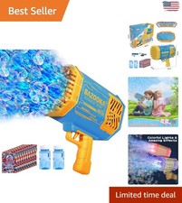 Dreamy Bubble Gun Toy with Lights - Perfect for Birthdays  Outdoor Adventures