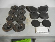 2014-2025 Harley Davidson Touring Speakers, Amp, & Grills - Lot of 4 Sets, Used