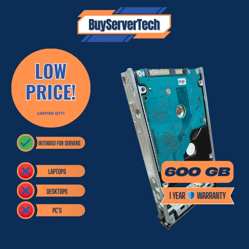 Dell 5TFDD 600GB Enterprise 2.5" SAS Hard Disk Drive AL13SEB600 0 HOURS - Image 2 of 2