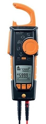 Testo 770-3 True RMS AC/DC Clamp Meter with Bluetoothsup> /sup>, 1000 V, 600 A