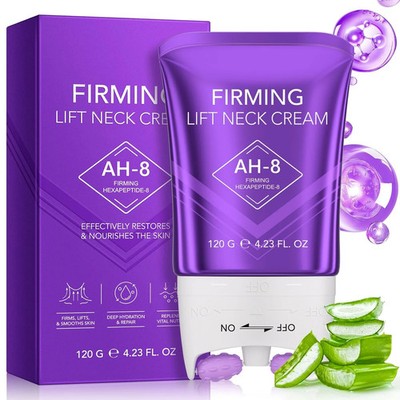 AH-8 Firming Neck Cream, Deep Hydration Repair Neck Firming Cream With Double Ro
