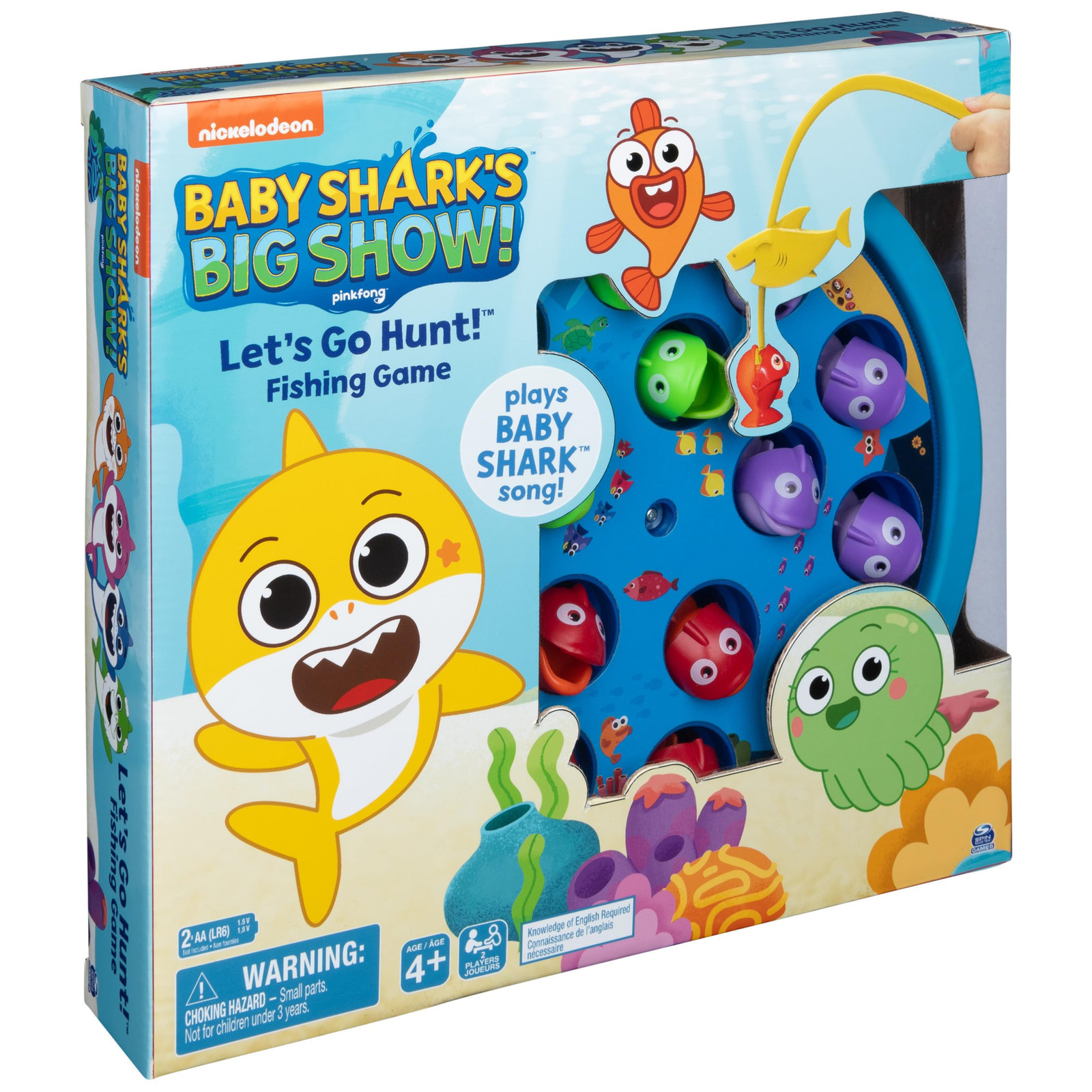 Baby Shark Musical Fishing Game for Kids Ages 4 Up Family Fun Board Game