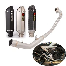 For Lifan KPT200 KPM200 2019-2025 Full Exhaust System Header Link Pipe Mufflers